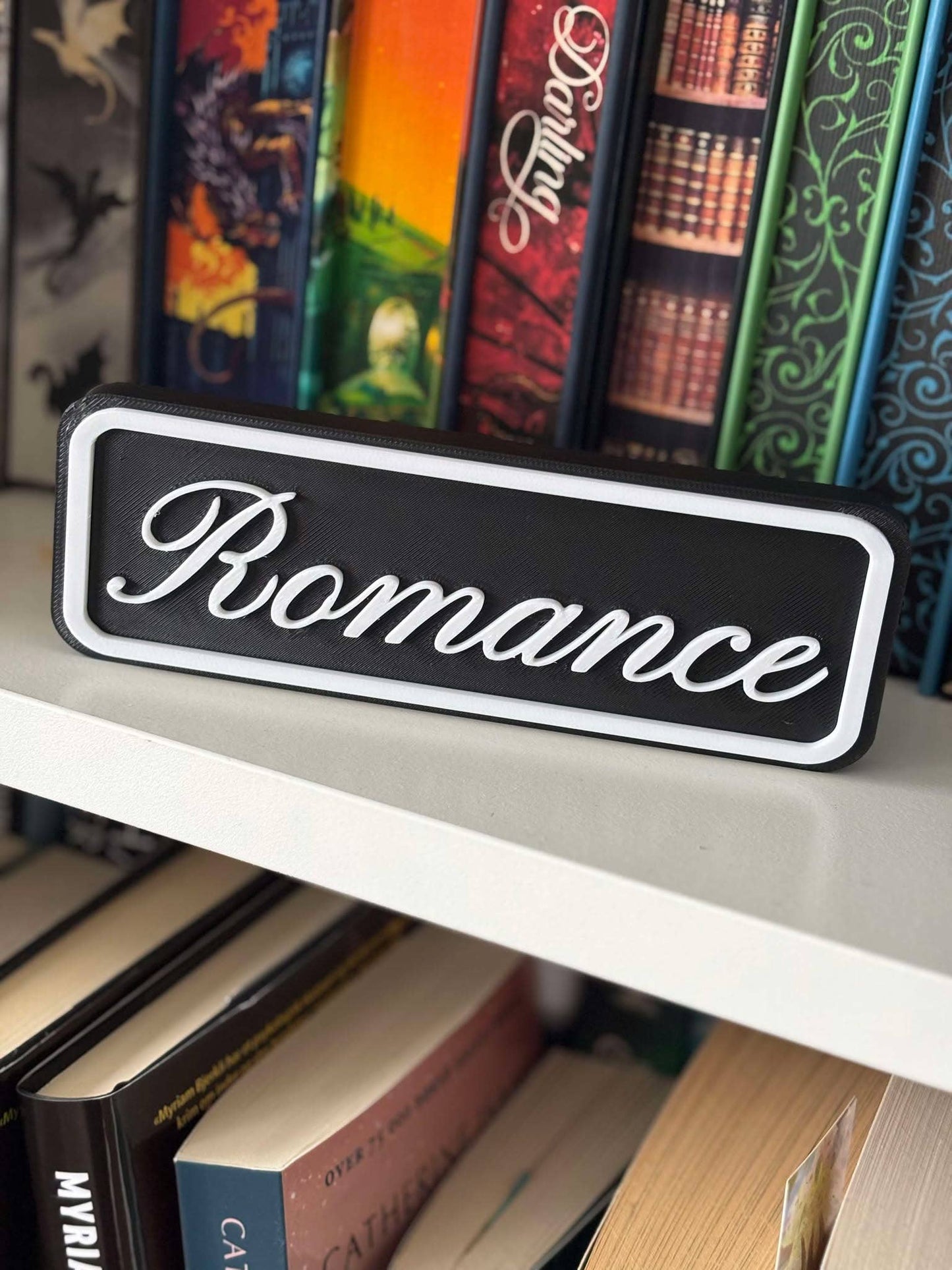 Bookish Genre Sign