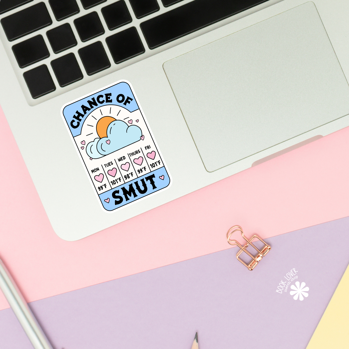 Chance of Smut Stickers / Bookish Stickers / Book Lover Gift