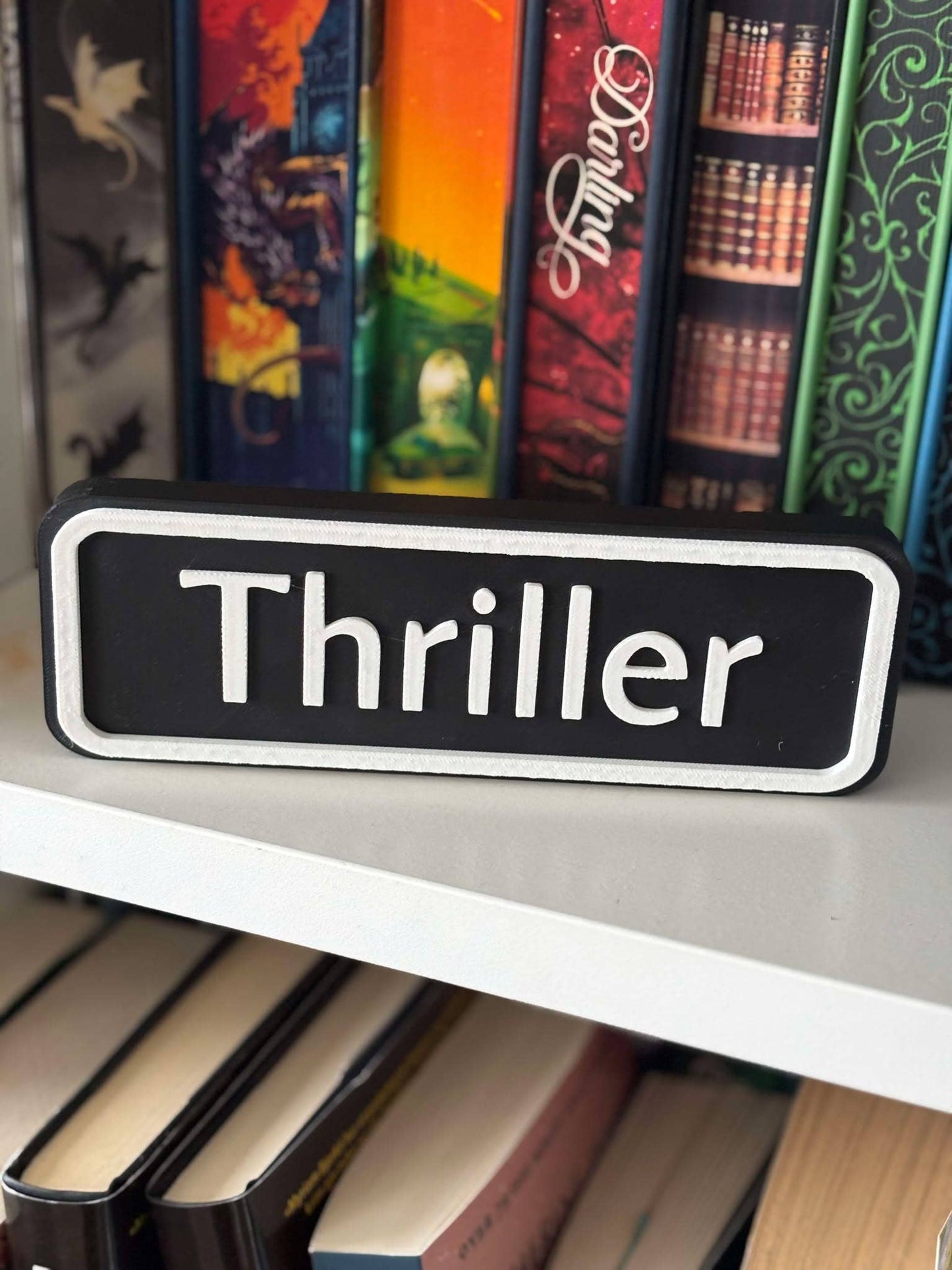 Bookish Genre Sign