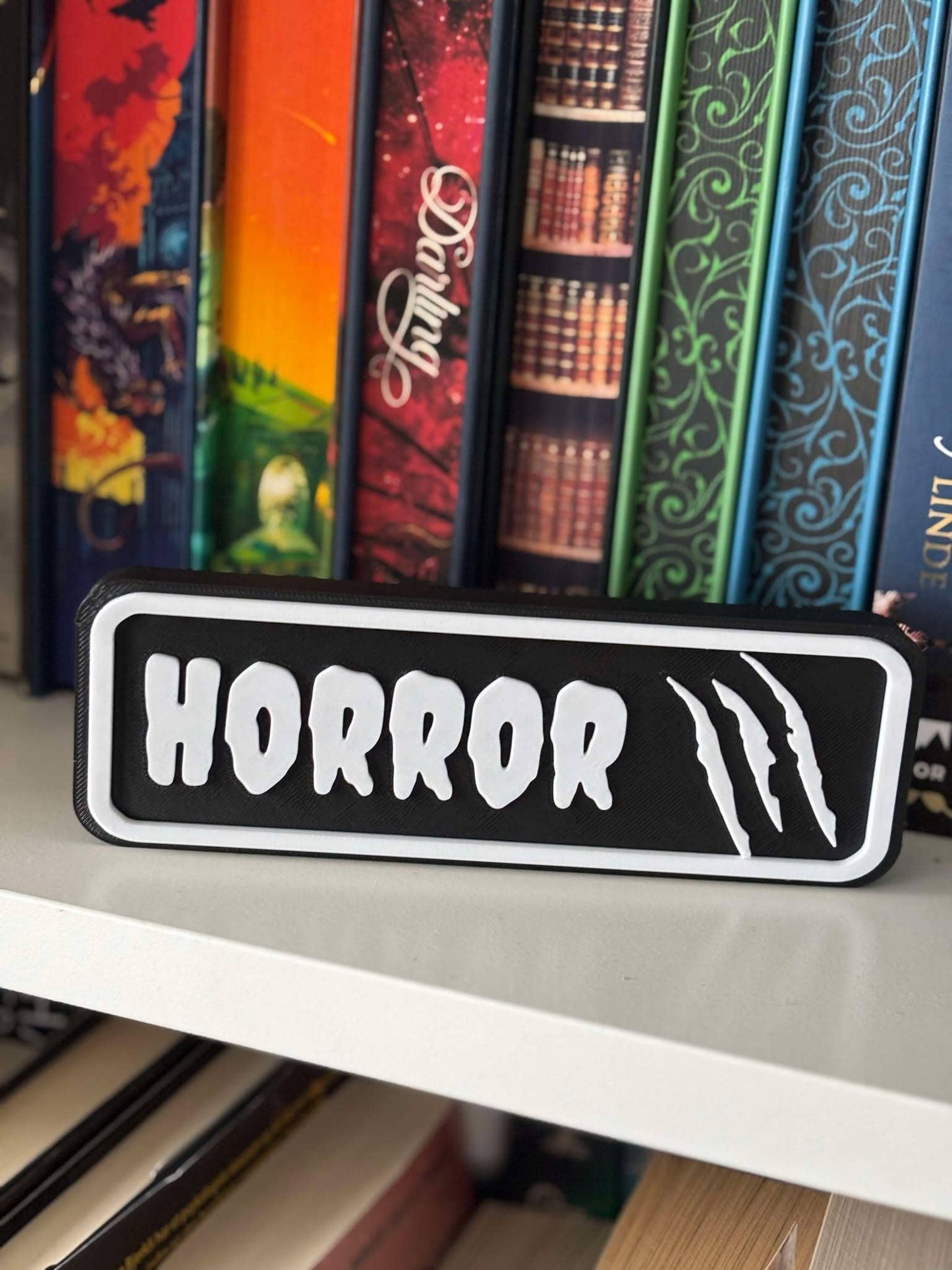 Bookish Genre Sign