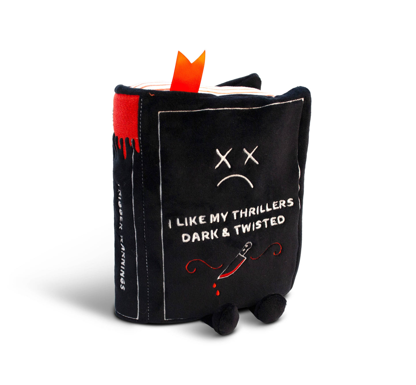 Plush Book Thrillers Dark Soft Cuddly Perfect Toy Funny