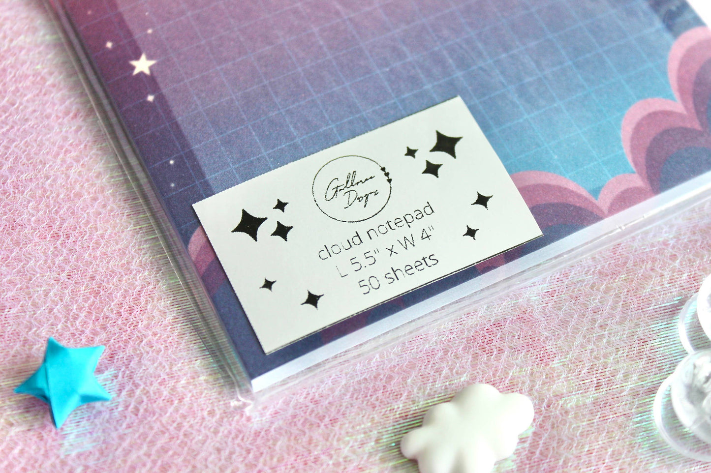 Celestial Notepad, Cute Memo Notepad, Cute Stationery
