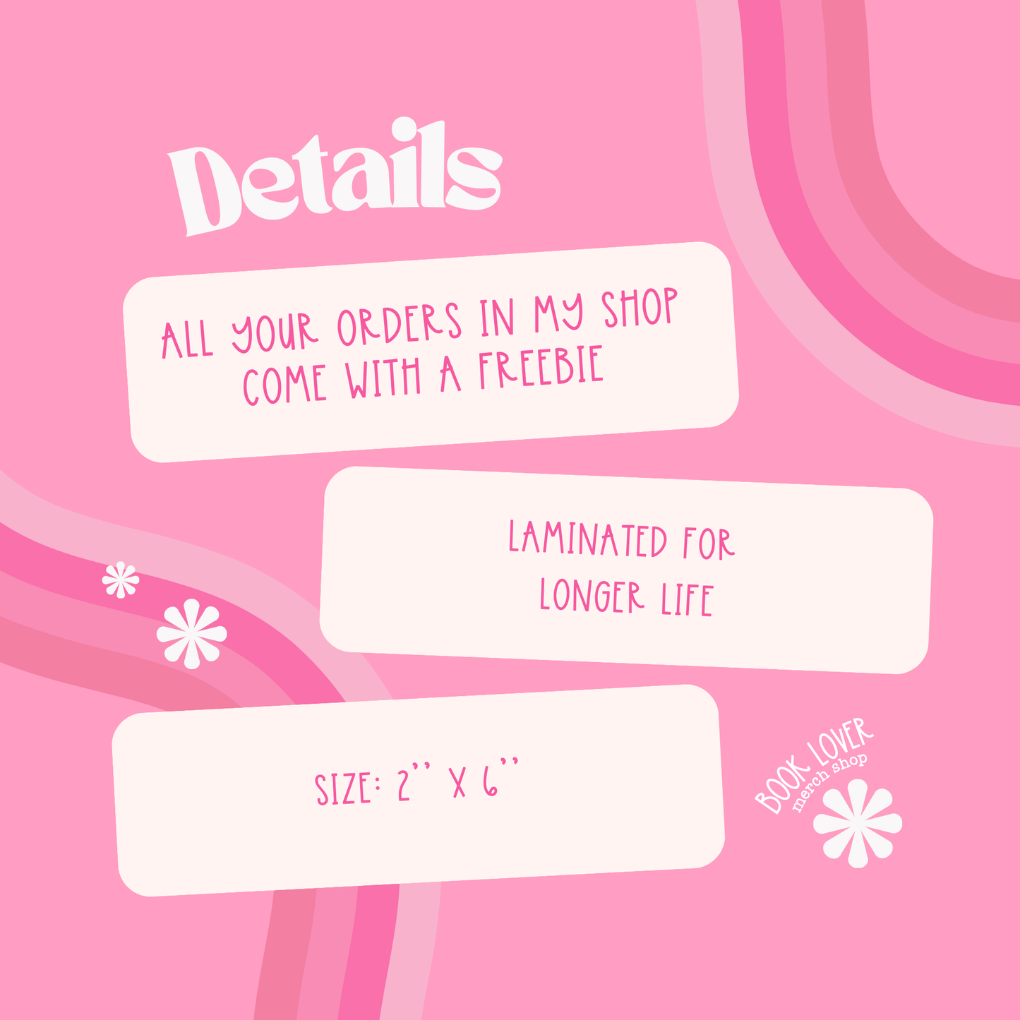 Thriller Bookmark / Thriller Books and Chill / Bookish Merch