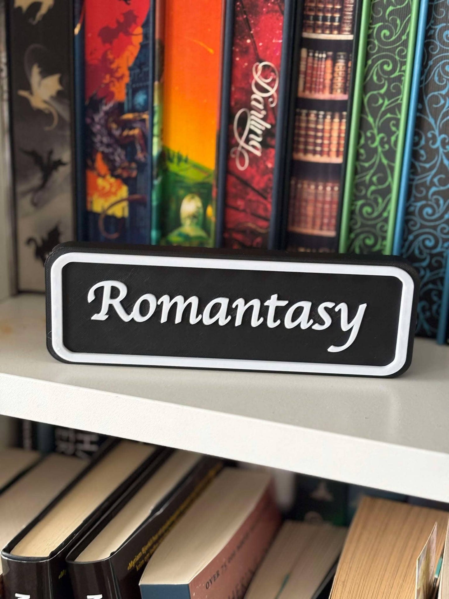Bookish Genre Sign