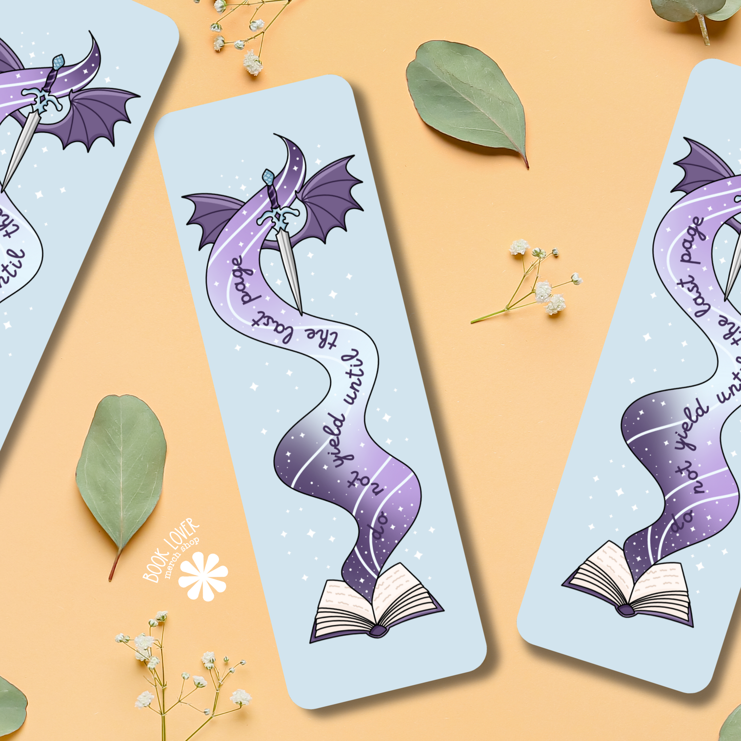 Do Not Yield Until The Last Page Bookmark / Dragon Bookish