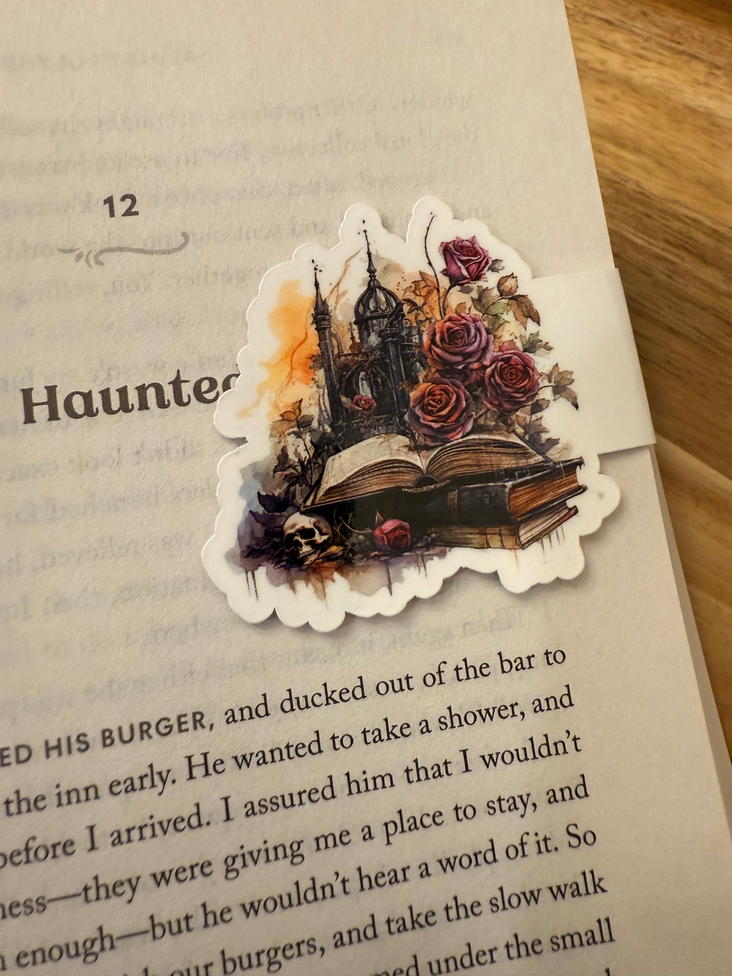 Gothic Bookish Magnetic Bookmark