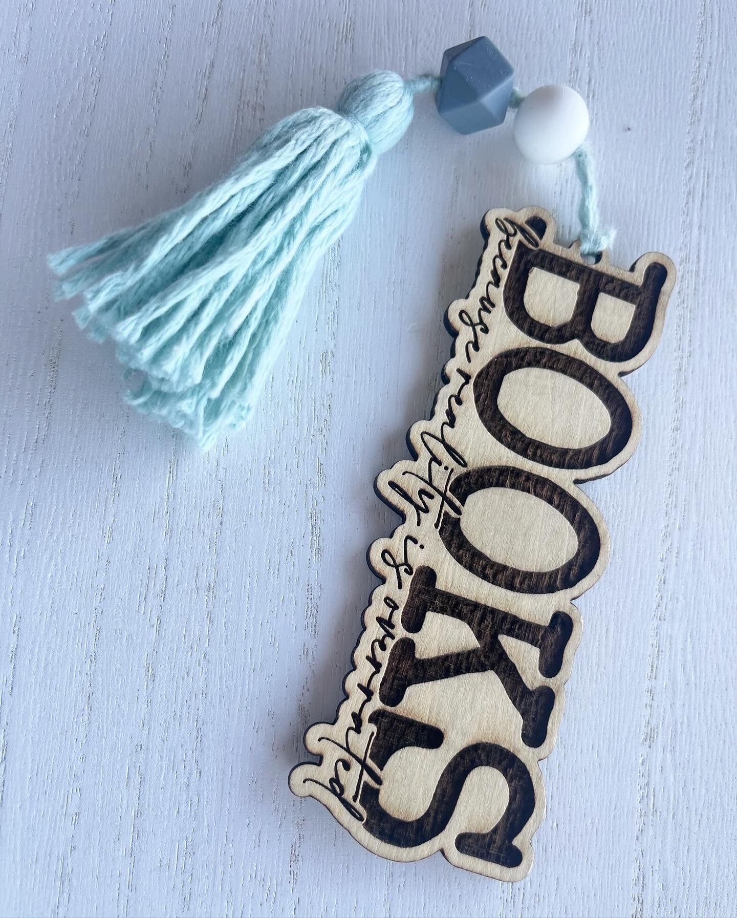 Reality is overrated Wood Bookmark