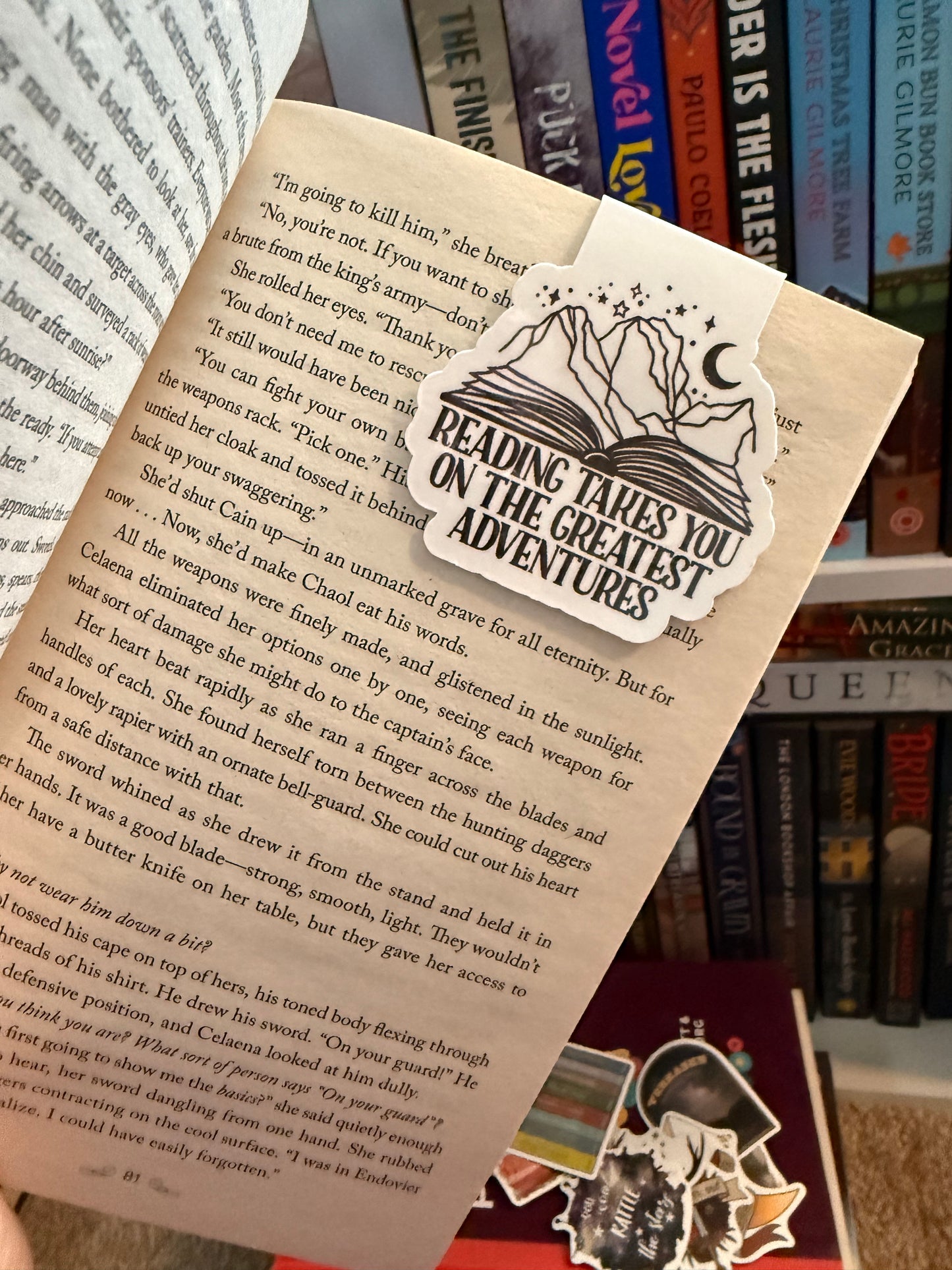 Reading Adventures Magnetic Bookmark