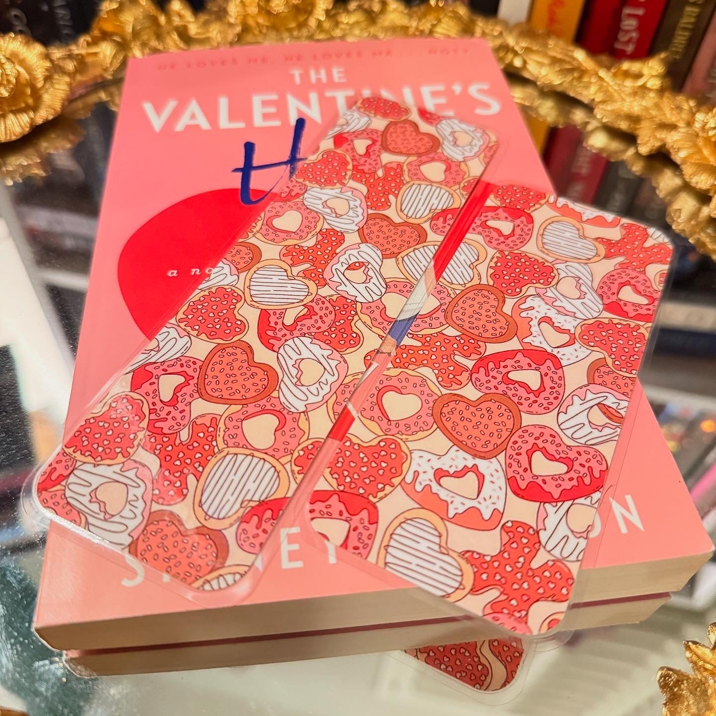 Fun Heart Donut Bookmark