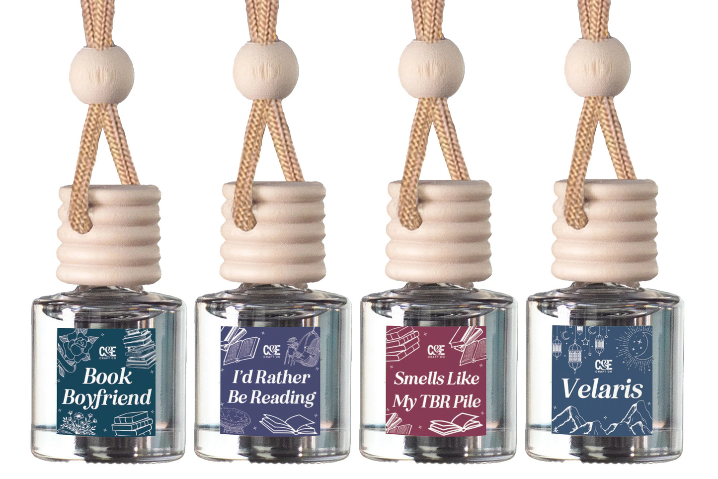 Bookish Scented Car Freshener - Long Lasting - Air Car Diffuser
