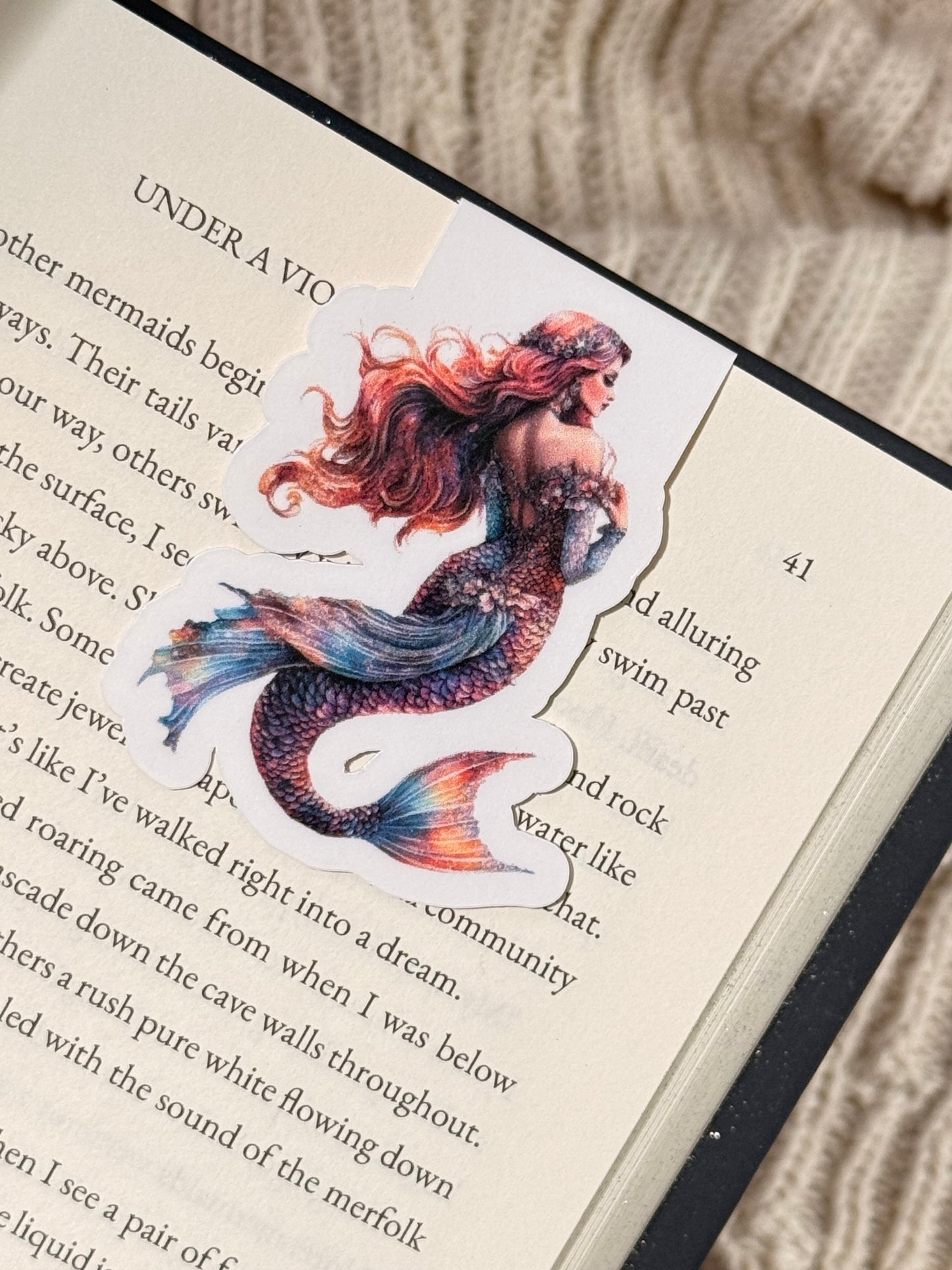 Mermaid Magnetic Bookmark