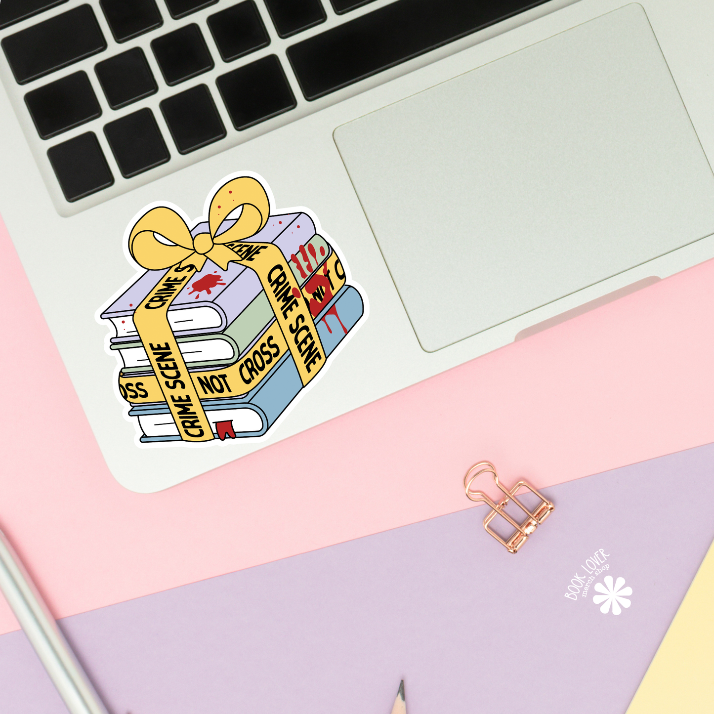 Crime Scene Books Stickers / Bookish Stickers / Book Lover