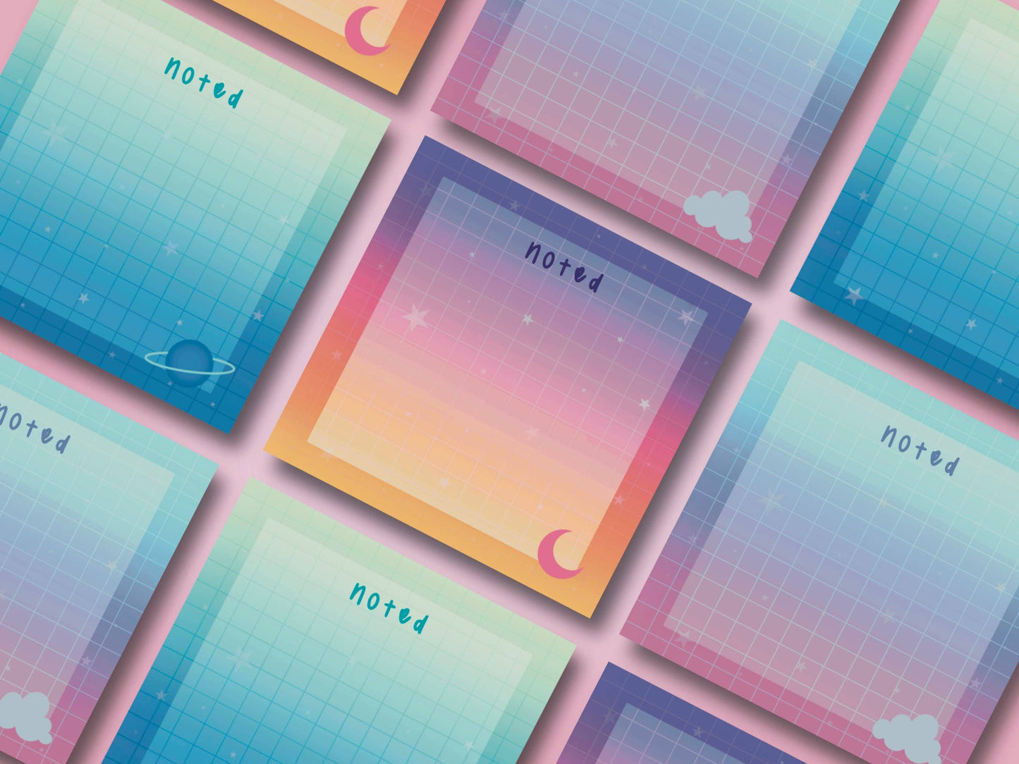 Celestial Sticky Notes Post It’s Aesthetic