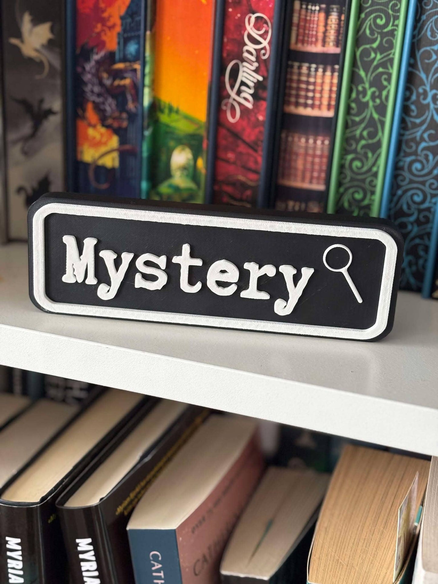 Bookish Genre Sign