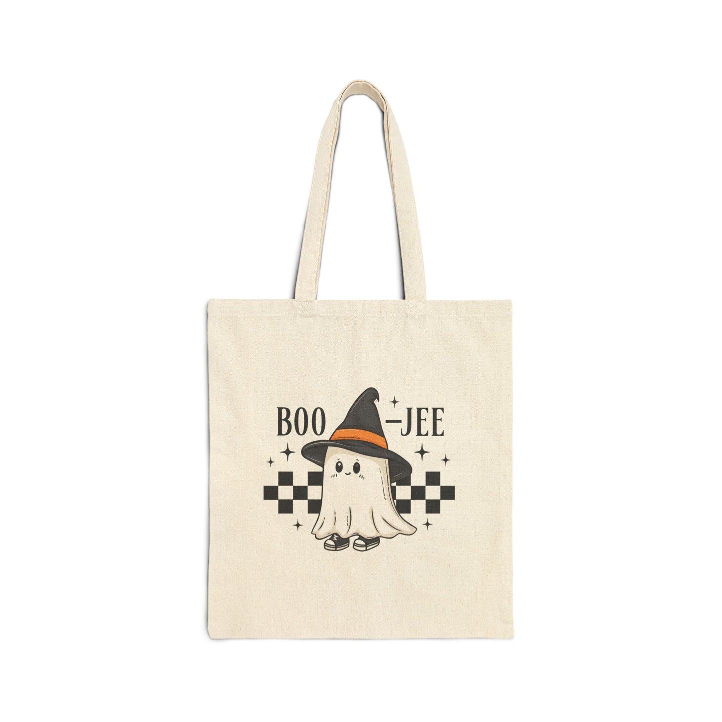 Cute Boo-Jee Ghost Canvas Tote Bag