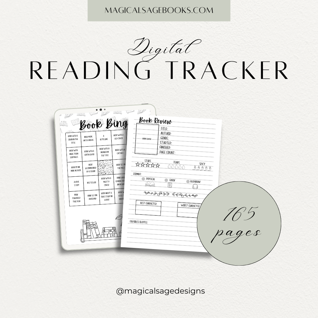 Digital Reading Tracker Journal