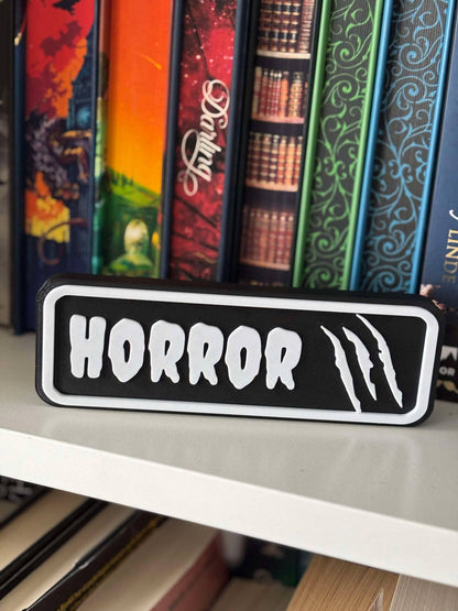 Bookish Genre Sign