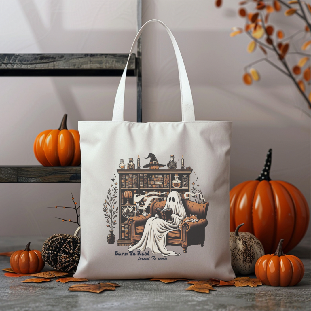 Born to Read HalloweenTote Bag