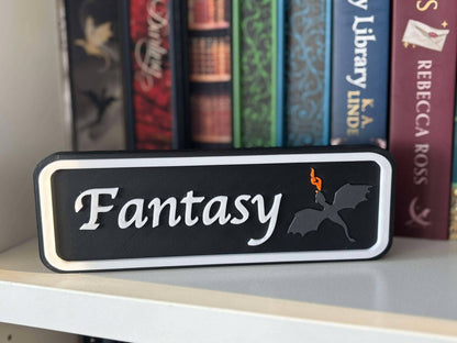 Bookish Genre Sign