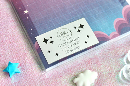 Celestial Notepad, Cute Memo Notepad, Cute Stationery