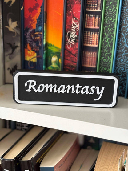 Bookish Genre Sign