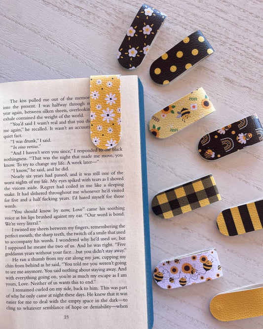 Summer Bee Magnetic Bookmarks