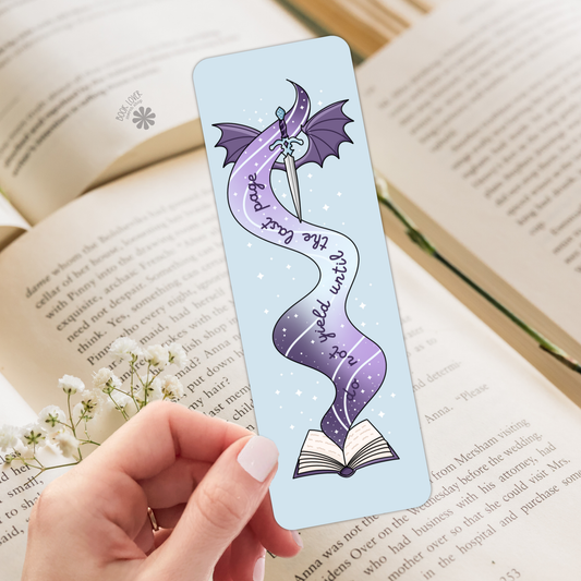 Do Not Yield Until The Last Page Bookmark / Dragon Bookish